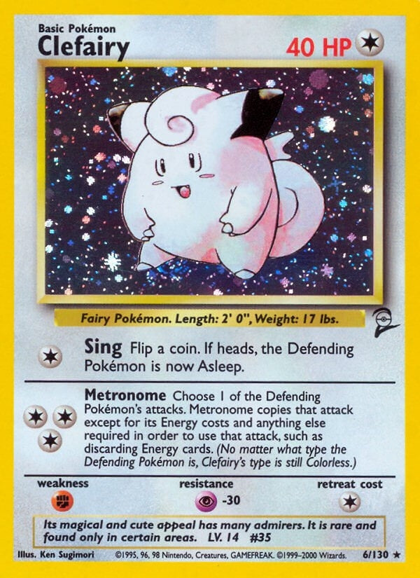 Image for Clefairy (006/130) [Base Set 2]