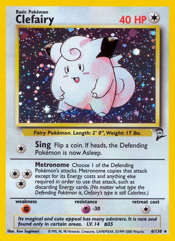 Image for Clefairy (006/130) [Base Set 2]