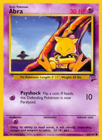 Image for Abra (065/130) [Base Set 2]