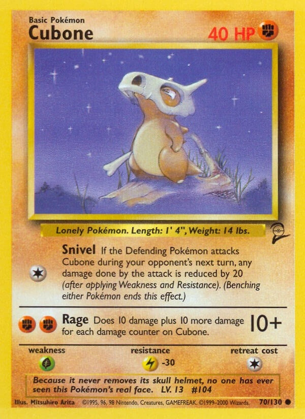 Image for Cubone (070/130) [Base Set 2]