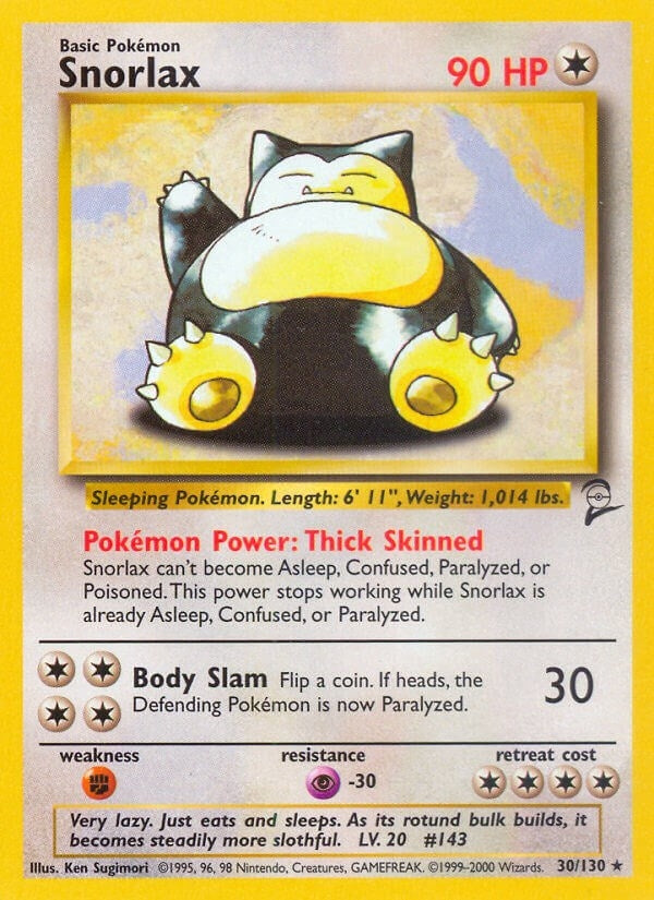 Image for Snorlax (030/130) [Base Set 2]