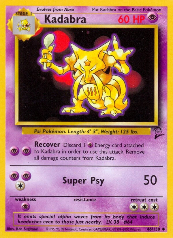 Image for Kadabra (046/130) [Base Set 2]