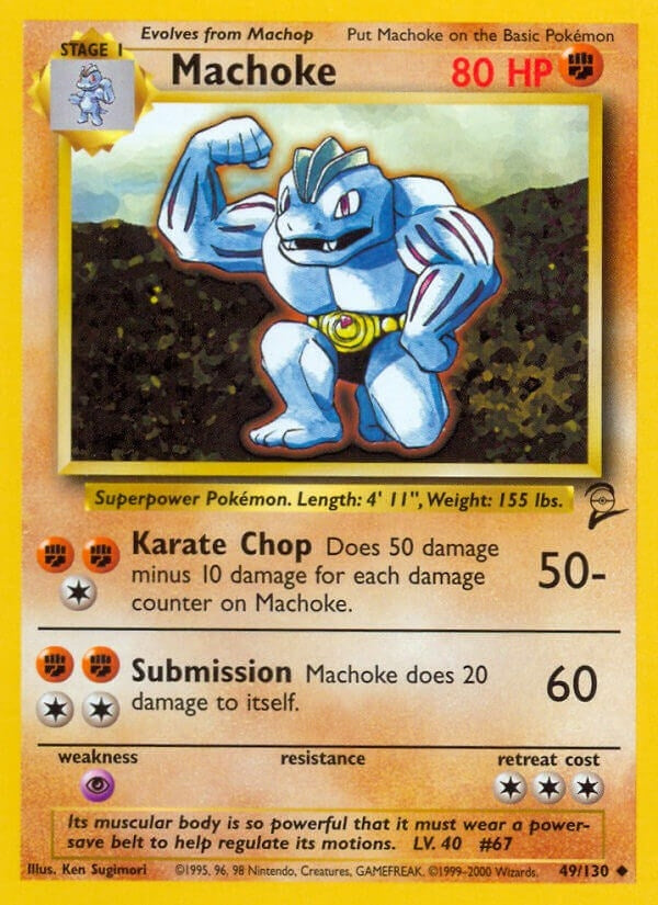 Image for Machoke (049/130) [Base Set 2]