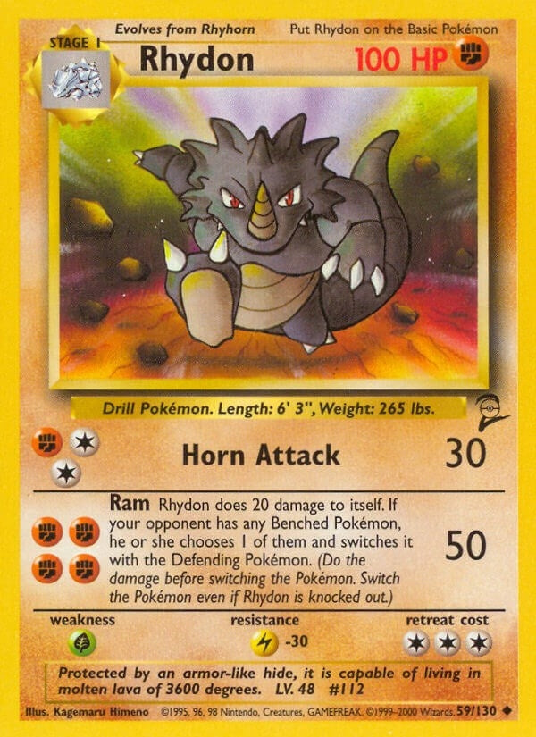 Image for Rhydon (059/130) [Base Set 2]