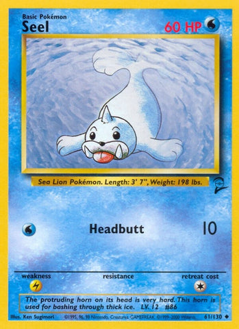 Image for Seel (061/130) - Pokemon