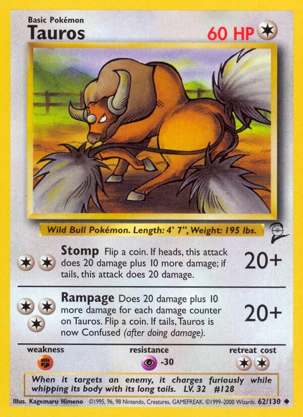 Image for Tauros (062/130) - Pokemon
