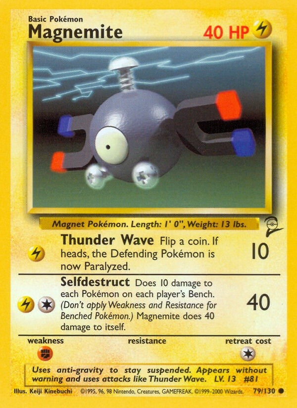 Image for Magnemite (079/130) [Base Set 2]