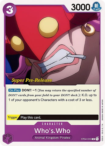 Image for Who's.Who (ST04-010) - One Piece Card Game