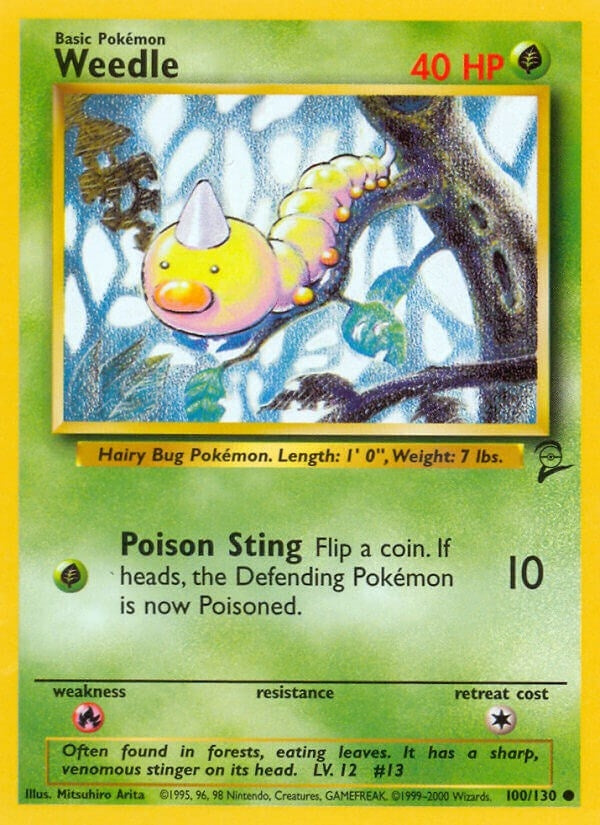 Image for Weedle (100/130) - Pokemon