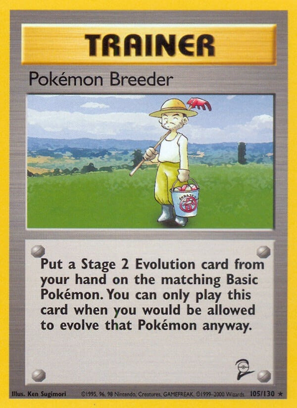 Image for Pokemon Breeder (105/130) [Base Set 2]