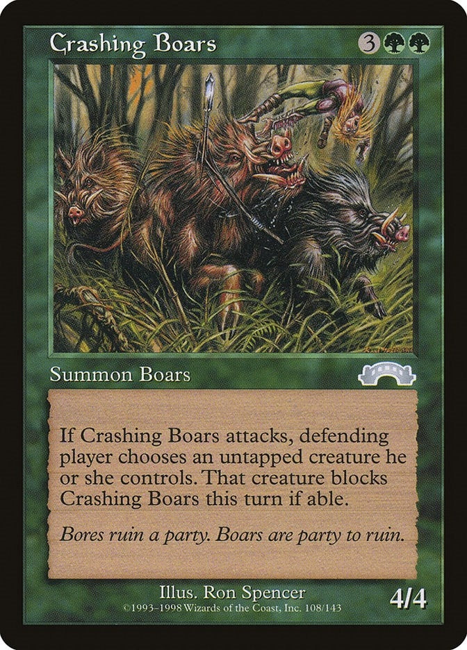 Image for Crashing Boars (108) [Exodus]