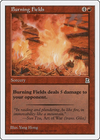 Image for Burning Fields (103) [Portal Three Kingdoms]