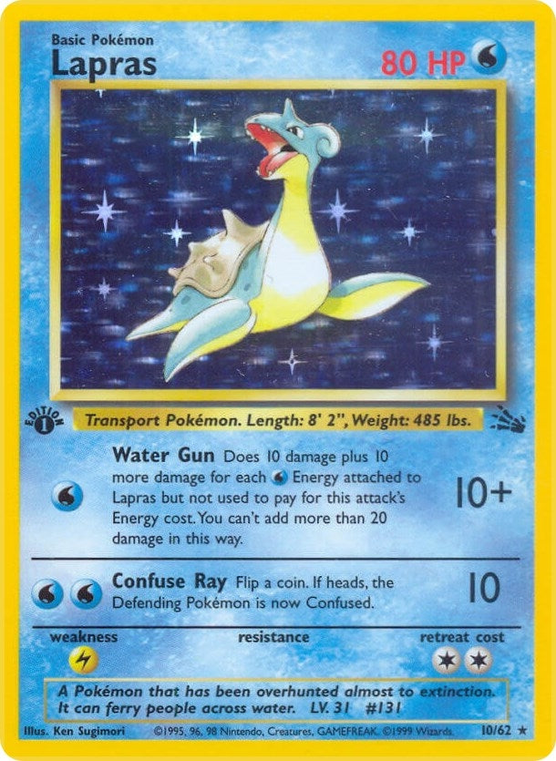 Image for Lapras (10) (10/62) [Fossil]