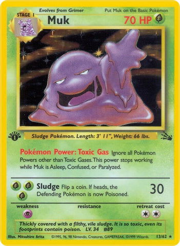 Image for Muk (13) (13/62) [Fossil]