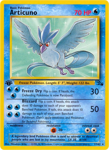 Image for Articuno (17) (17/62) [Fossil]