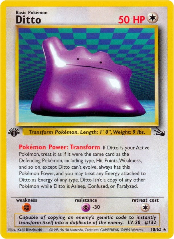 Image for Ditto (18) (18/62) [Fossil]