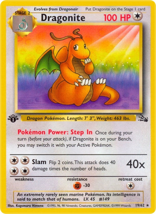 Image for Dragonite (19) (19/62) [Fossil]