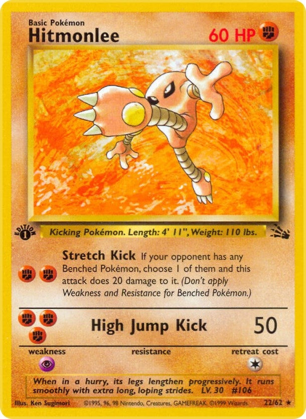 Image for Hitmonlee (22) (22/62) [Fossil]
