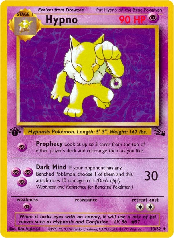 Image for Hypno (23) (23/62) [Fossil]