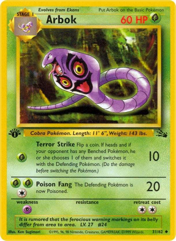 Image for Arbok (31/62) [Fossil]