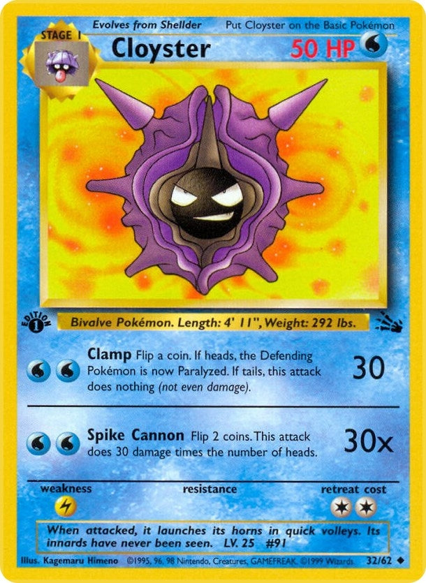 Image for Cloyster (32/62) [Fossil]