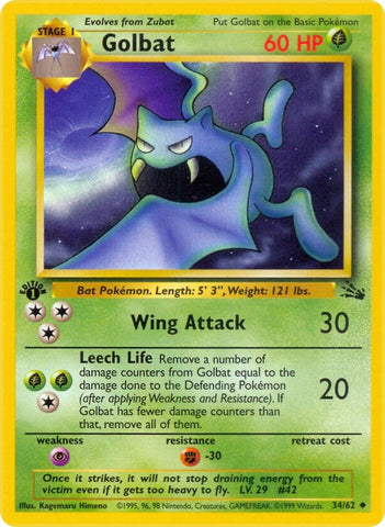 Image for Golbat (34/62) [Fossil]
