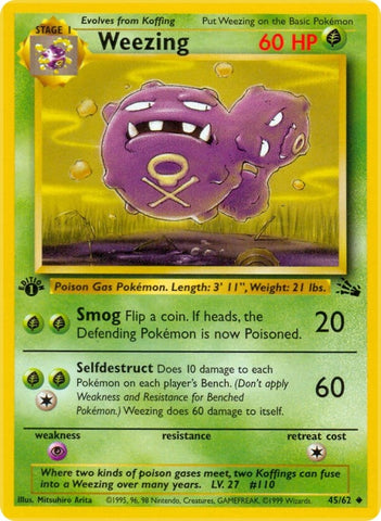 Image for Weezing (45/62) [Fossil]