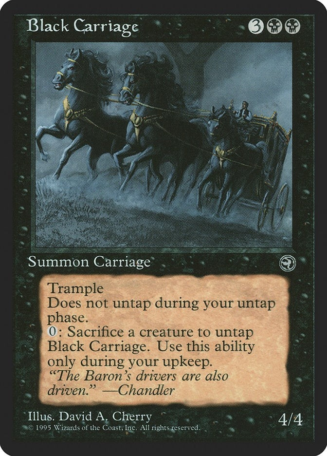 Image for Black Carriage [Homelands]