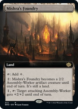 Image for Mishra's Foundry (Extended Art) (372) [The Brothers' War]