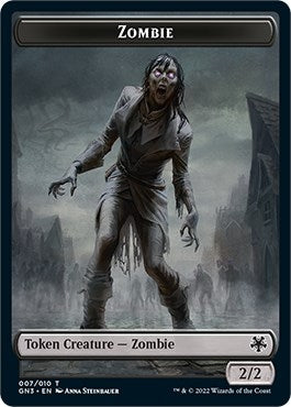 Image for Zombie // Human Soldier Double-sided Token [Magic Game Night: Free-For-All]