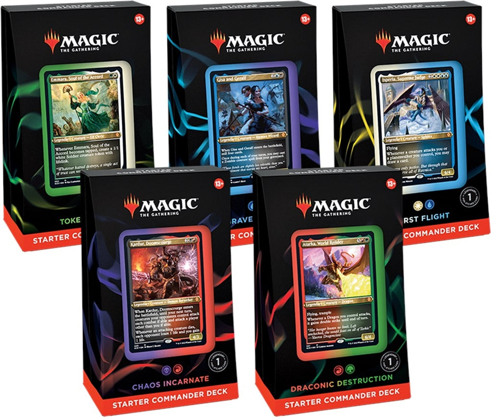 Image for Starter Commander Deck - Set of 5 [Starter Commander Decks]