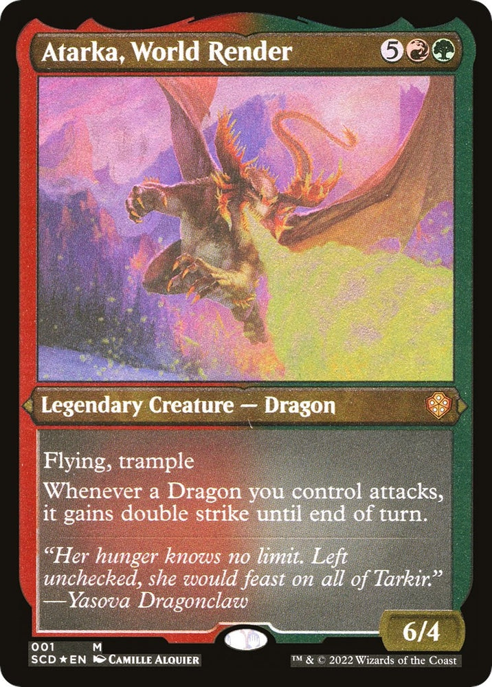 Image for Atarka, World Render (Foil Etched) (1) [Starter Commander Decks]