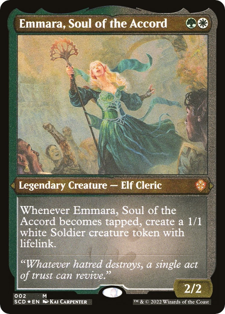 Image for Emmara, Soul of the Accord (Foil Etched) (2) [Starter Commander Decks]