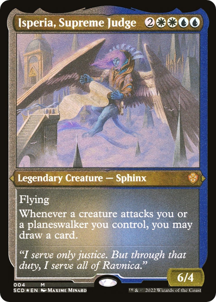 Image for Isperia, Supreme Judge (Foil Etched) (4) [Starter Commander Decks]
