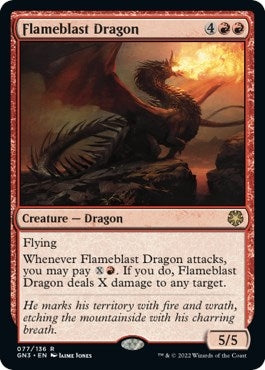 Image for Flameblast Dragon (77) [Magic Game Night: Free-For-All]