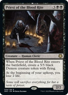 Image for Priest of the Blood Rite (58) [Magic Game Night: Free-For-All]