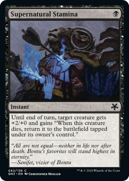 Image for Supernatural Stamina (62) [Magic Game Night: Free-For-All]