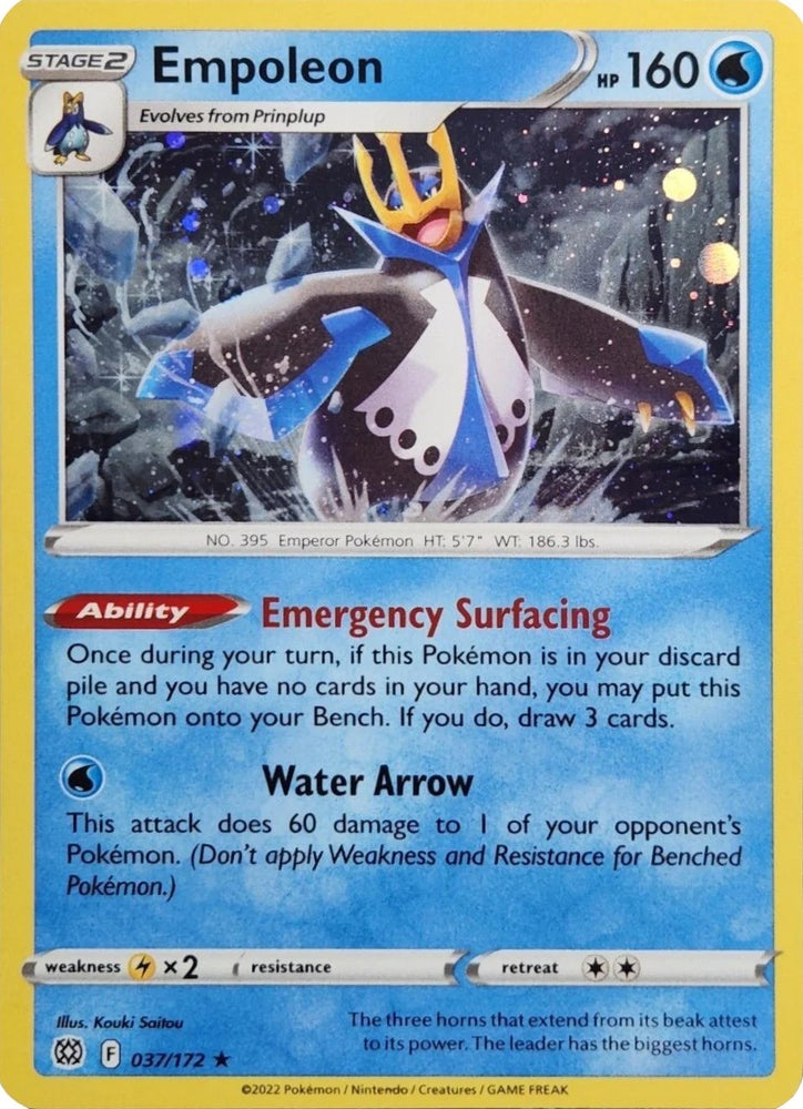 Empoleon - 037/172 (Cosmos Holo) (037/172) (Miscellaneous Cards & Products)