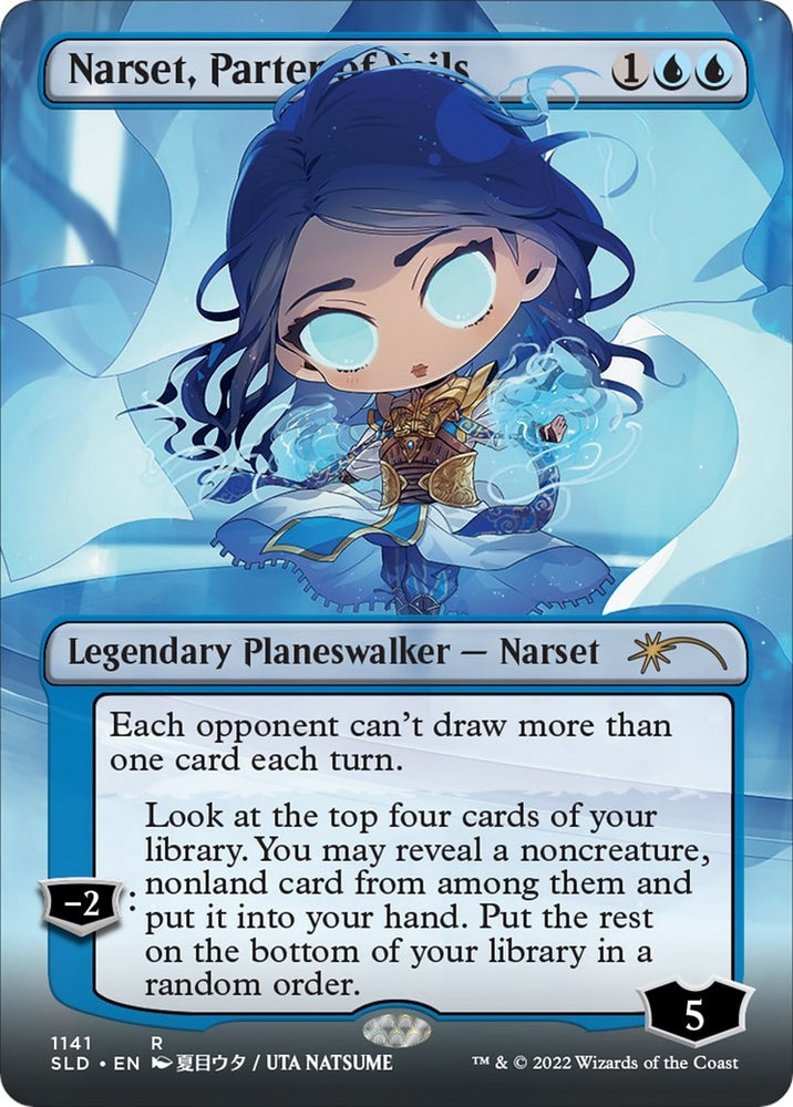 Image for Narset, Parter of Veils (Borderless) (1141) [Secret Lair Drop Series]