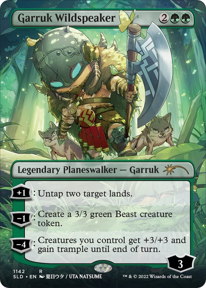 Image for Garruk Wildspeaker (Borderless) (1142) [Secret Lair Drop Series]