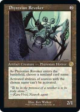 Image for Phyrexian Revoker (40) [The Brothers' War: Retro Frame Artifacts]
