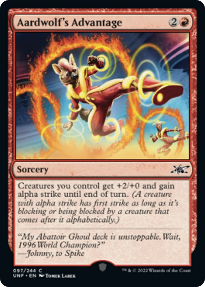 Image for Aardwolf's Advantage (97) [Unfinity]
