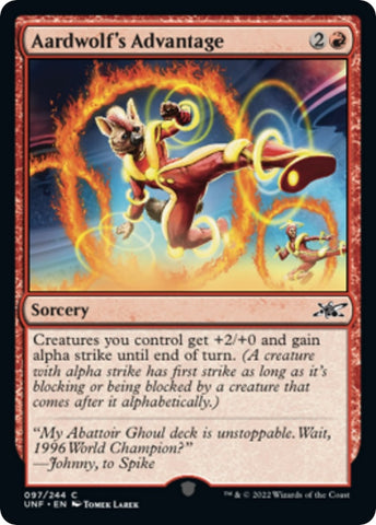 Image for Aardwolf's Advantage (97) [Unfinity]