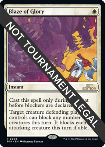 Image for Blaze of Glory (6) (30A)