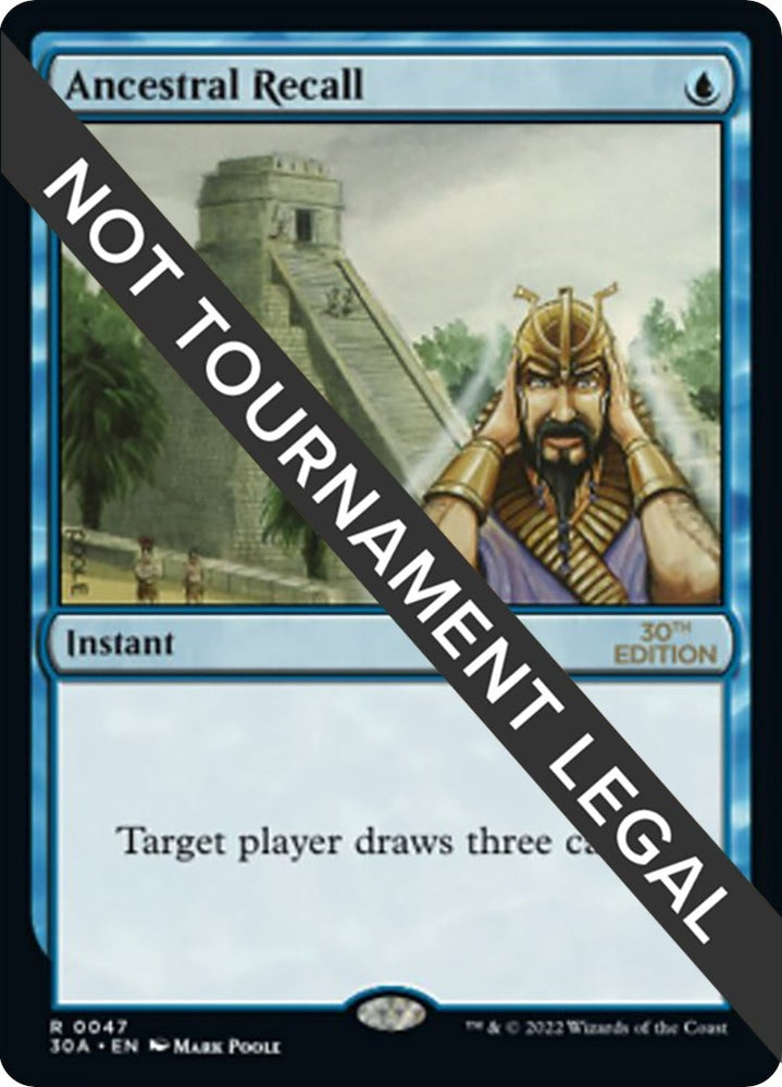 Image for Ancestral Recall (47) (30A)