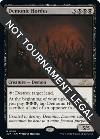 Image for Demonic Hordes (100) (30A)