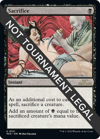 Image for Sacrifice (121) (30A)