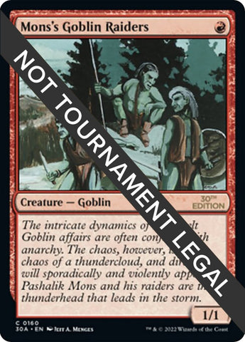 Image for Mons's Goblin Raiders (160) (30A)