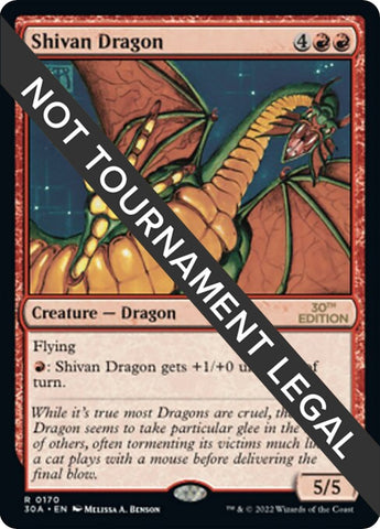 Image for Shivan Dragon (170) (30A)