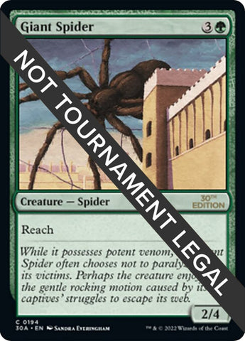 Image for Giant Spider (194) (30A)